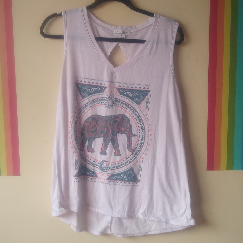 LA Threads Elephant Tank Top